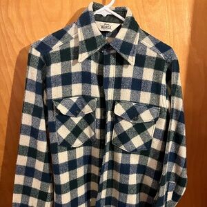 Woolrich vintage Buffalo Plaid Shirt Jacket size small